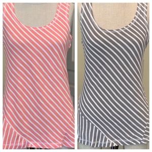 A-symmetrical tank tops - Garnet Hill